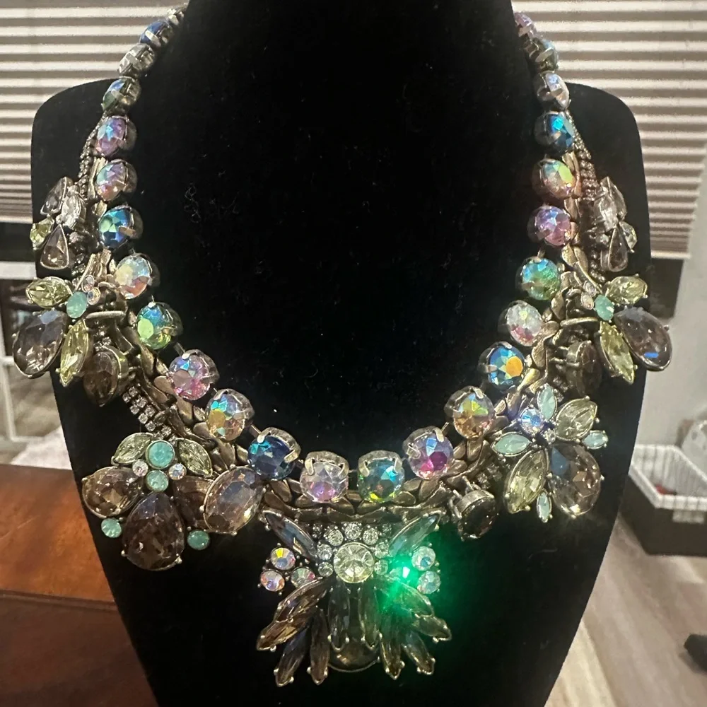 Banana Republic Multicolor Statement Bug Necklace - Picture 5 of 8